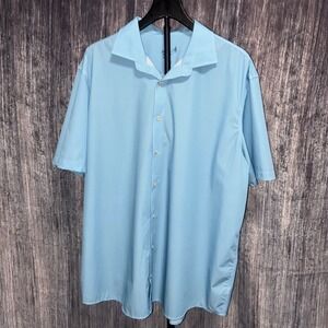 Johnnie-O Hangin Out Button Up Short Sleeve Lightweight Men Size XXL